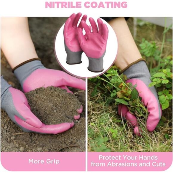 Aluminum Garden Tool Set,4PCS Heavy Duty Gardening Tools with Box Include Trowel - Picture 6 of 7